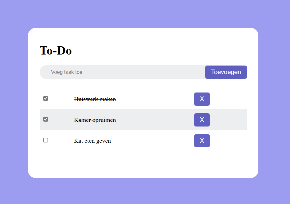 To-do list